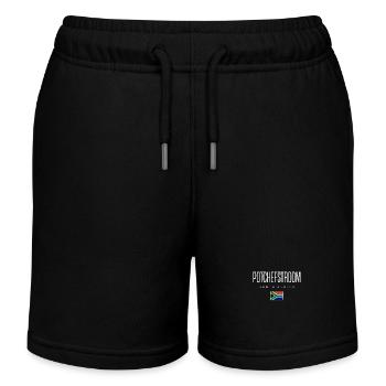 Potchefstroom, South Africa - Kids Organic Sweat Shorts by Stanley/Stella - black - Front