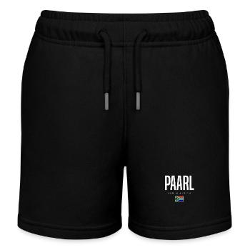 Paarl, Afrique du Sud - Short de jogging enfant bio Stanley/Stella - noir - Devant