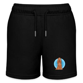 Cocker Spaniel Cocker Spaniel Dog Gift - Kids Organic Sweat Shorts by Stanley/Stella - black - Front