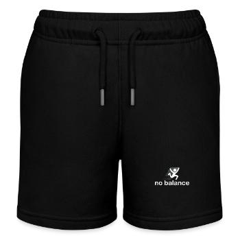 Kein Gleichgewicht Lustiges Fallendes Design No - Kinder Organic Joggingshorts Mini Bolter von Stanley/Stella - Schwarz - Vorne