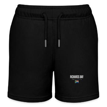 Richards Bay Südafrika - Kinder Organic Joggingshorts Mini Bolter von Stanley/Stella - Schwarz - Vorne