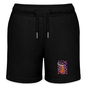Chihuahua - Kinder Organic Joggingshorts Mini Bolter von Stanley/Stella - Schwarz - Vorne