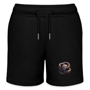 Snakes Snake - Kids Organic Sweat Shorts by Stanley/Stella - black - Front