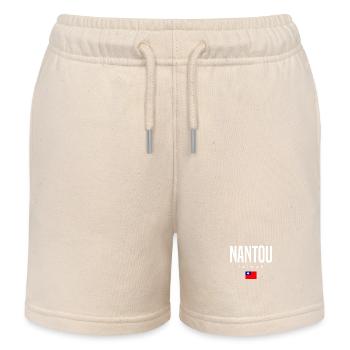Nantou, Taiwan - Kids Organic Sweat Shorts by Stanley/Stella - soft Ecru - Front