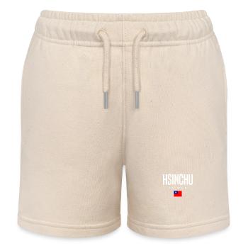 Hsinchu, Taiwan - Kids Organic Sweat Shorts by Stanley/Stella - soft Ecru - Front