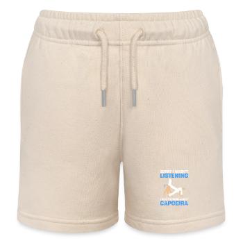 Capoeira - Kids Organic Sweat Shorts by Stanley/Stella - soft Ecru - Front