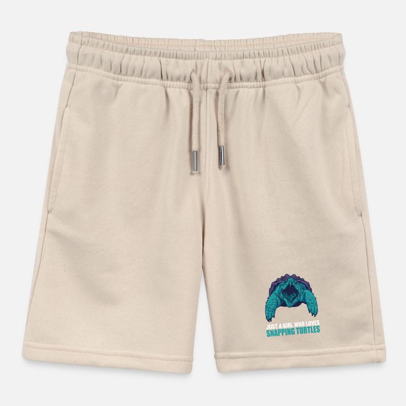Snapping Turtles Snapping Turtle Kids Organic Sweat Shorts by Stanley/Stella