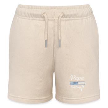 Papa wird geladen – 2025 in Sicht - Kinder Organic Joggingshorts Mini Bolter von Stanley/Stella - Natur - Vorne