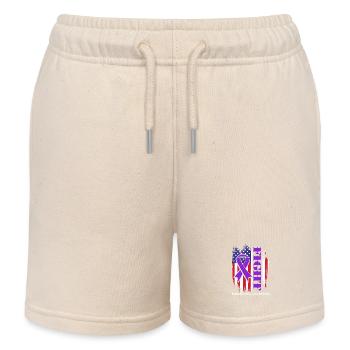 Sarcoidosis - Kids Organic Sweat Shorts by Stanley/Stella - soft Ecru - Front