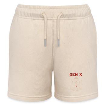 Gen X Skull Légende de la vieille école - Short de jogging enfant bio Stanley/Stella - écru doux - Devant