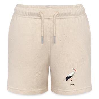 Störche Storch - Kinder Organic Joggingshorts Mini Bolter von Stanley/Stella - Natur - Vorne
