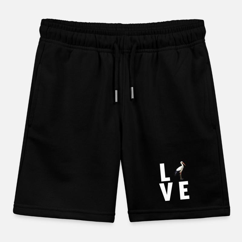 Storks Stork Kids Organic Sweat Shorts by Stanley/Stella