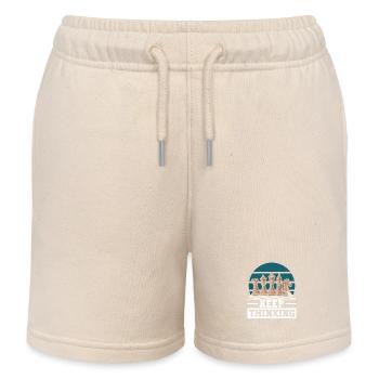 Casse-tête Casse-tête Échecs Sports Continuez à réfléchir - Short de jogging enfant bio Stanley/Stella - écru doux - Devant