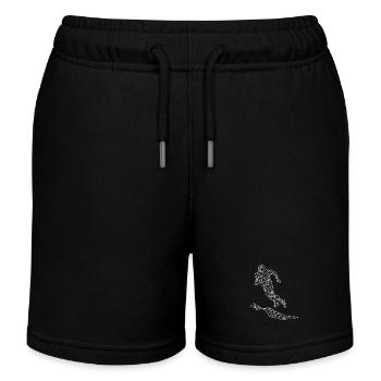Football - Kinder Organic Joggingshorts Mini Bolter von Stanley/Stella - Schwarz - Vorne