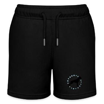 Boxer Zodiac 2 color - Kids Organic Sweat Shorts by Stanley/Stella - black - Front