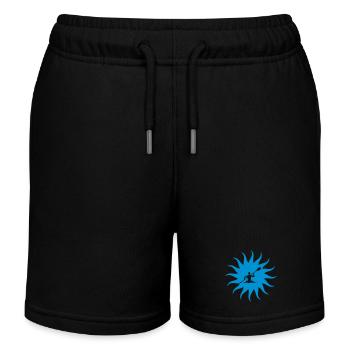 Kanu Sonne - Kinder Organic Joggingshorts Mini Bolter von Stanley/Stella - Schwarz - Vorne