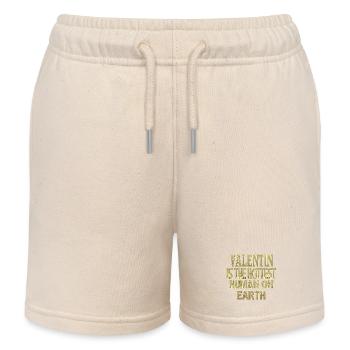 Valentin - Kids Organic Sweat Shorts by Stanley/Stella - soft Ecru - Front