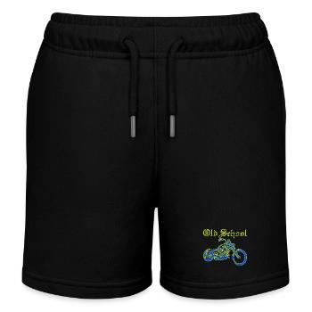 Motorrad, Roller, Moped - Kinder Organic Joggingshorts Mini Bolter von Stanley/Stella - Schwarz - Vorne