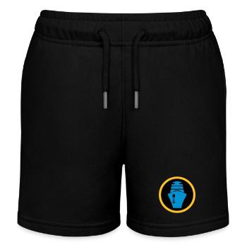 Navire | Croisière | Bac - Short de jogging enfant bio Stanley/Stella - noir - Devant