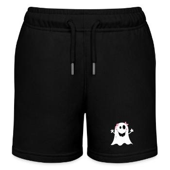 Funny girl Ghost I Halloween - Short de jogging enfant bio Stanley/Stella - noir - Devant