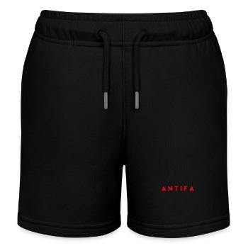 Antifa - Kids Organic Sweat Shorts by Stanley/Stella - black - Front