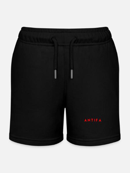 Antifa - Short de jogging enfant bio Stanley/Stella - noir