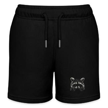 Waschbär - Kinder Organic Joggingshorts Mini Bolter von Stanley/Stella - Schwarz - Vorne