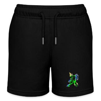 Hip Hop - Kinder Organic Joggingshorts Mini Bolter von Stanley/Stella - Schwarz - Vorne