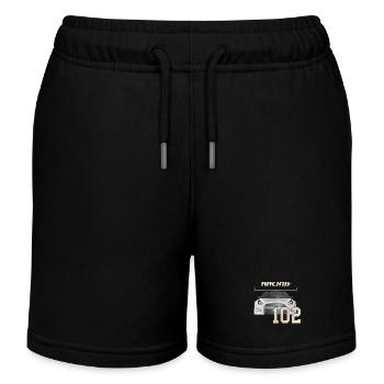 GTR RACING 102 – Sportwagen Racing Design - Kinder Organic Joggingshorts Mini Bolter von Stanley/Stella - Schwarz - Vorne