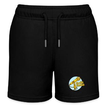 Schlager Schlagermusic Schlagerfan Mikrofon Spruch - Short de jogging enfant bio Stanley/Stella - noir - Devant