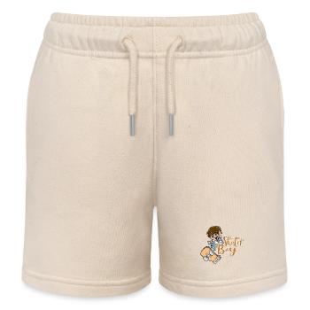 skateboard - Kids Organic Sweat Shorts by Stanley/Stella - soft Ecru - Front