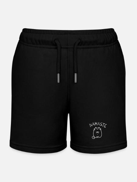 yoga - Short de jogging enfant bio Stanley/Stella - noir
