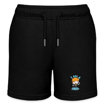 chanteur - Short de jogging enfant bio Stanley/Stella - noir - Devant