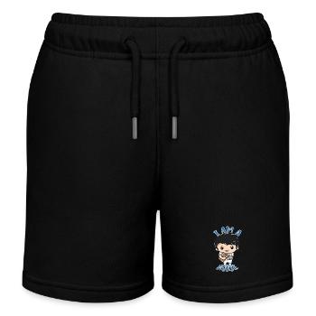 infirmier - Short de jogging enfant bio Stanley/Stella - noir - Devant