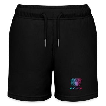 Akkordeon Design / Musikinstrument Accordion - Kinder Organic Joggingshorts Mini Bolter von Stanley/Stella - Schwarz - Vorne