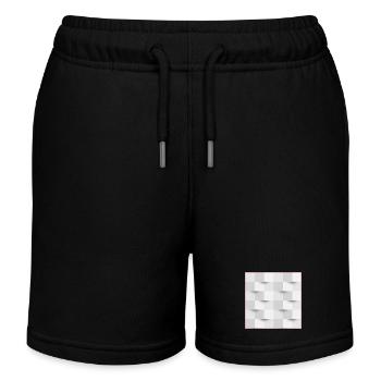 optical illusion - poster - Kids Organic Sweat Shorts by Stanley/Stella - black - Front