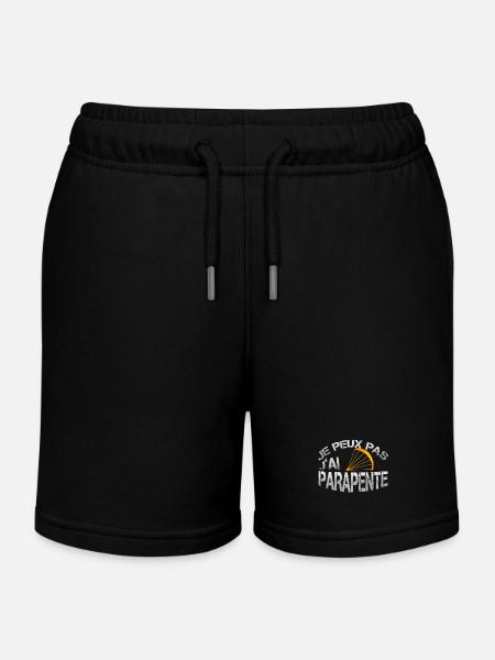 Parapente - Short de jogging enfant bio Stanley/Stella - noir