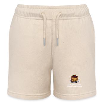 Pfannkuchen Crepes Palatschinken Lustig Sprüche - Kinder Organic Joggingshorts Mini Bolter von Stanley/Stella - Natur - Vorne