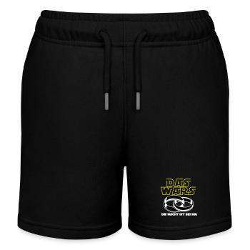 Junggesellenabschied , die Macht ist bei ihr(25) - Kinder Organic Joggingshorts Mini Bolter von Stanley/Stella - Schwarz - Vorne
