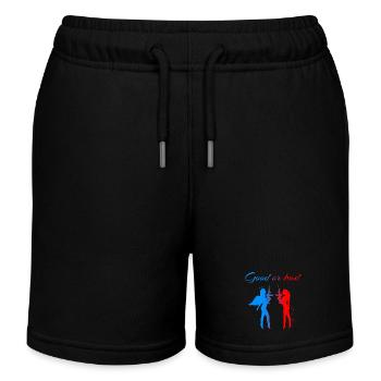 Angel Devil - Kids Organic Sweat Shorts by Stanley/Stella - black - Front