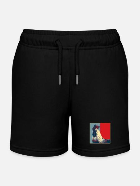 Coq - Short de jogging enfant bio Stanley/Stella - noir
