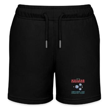Meilleur T-shirt d'ingénieur nucléaire, citation drôle - Short de jogging enfant bio Stanley/Stella - noir - Devant