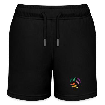 Volleyball Ball Ballsport Sport Beach Mannschaft - Kinder Organic Joggingshorts Mini Bolter von Stanley/Stella - Schwarz - Vorne