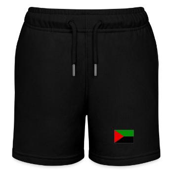 Flagge von Martinique rot grün schwarz - Kinder Organic Joggingshorts Mini Bolter von Stanley/Stella - Schwarz - Vorne