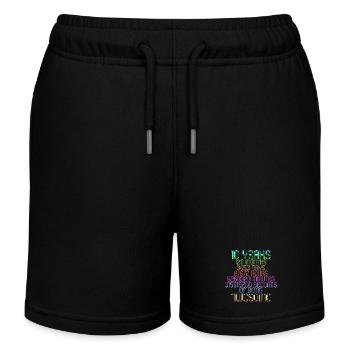 10 Years incl 3 leap years 10 Children's Birthday - Kids Organic Sweat Shorts by Stanley/Stella - black - Front
