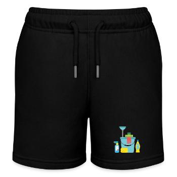 Produits de nettoyage - Short de jogging enfant bio Stanley/Stella - noir - Devant