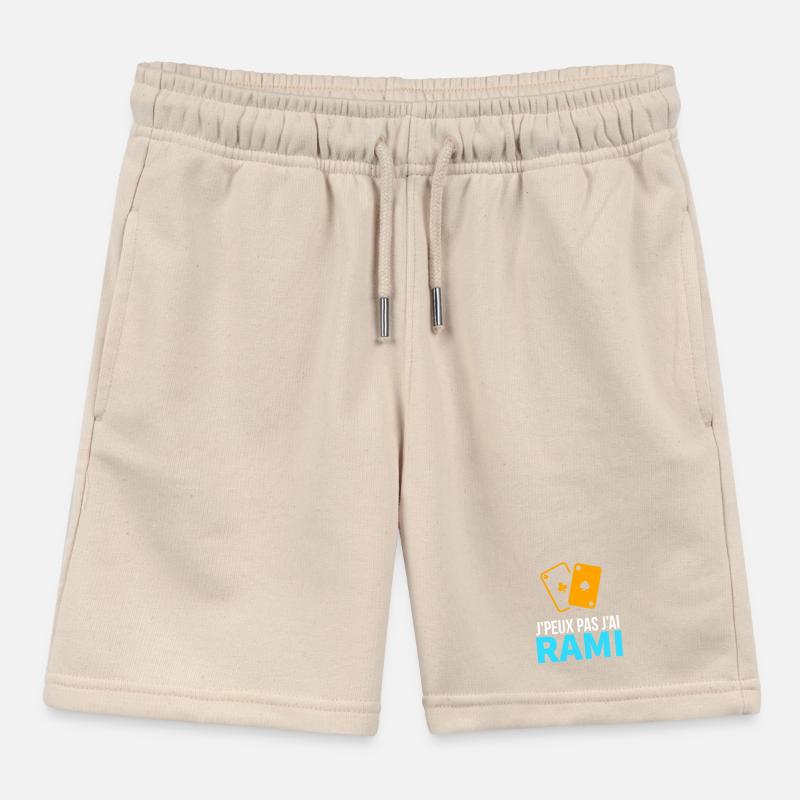 Card game Le Rami Kids Organic Sweat Shorts by Stanley/Stella