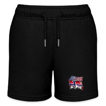 Norway - Kids Organic Sweat Shorts by Stanley/Stella - black - Front