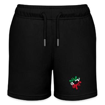 Iran symbole drapeau tache de couleurs cadeau - Short de jogging enfant bio Stanley/Stella - noir - Devant