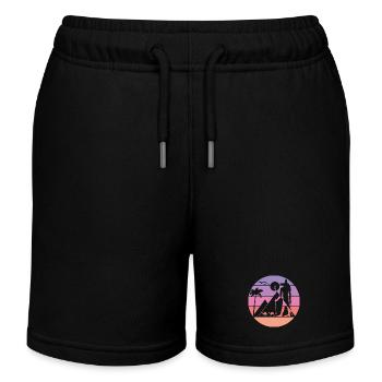 Silhouette Mythique - Anubis - Short de jogging enfant bio Stanley/Stella - noir - Devant